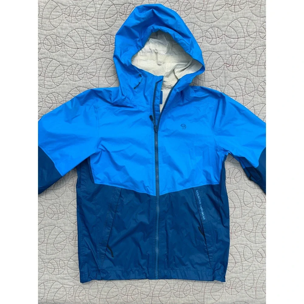 Mountain Hardwear Exponent Jacket Blue VaporDry Vented / Mens Medium